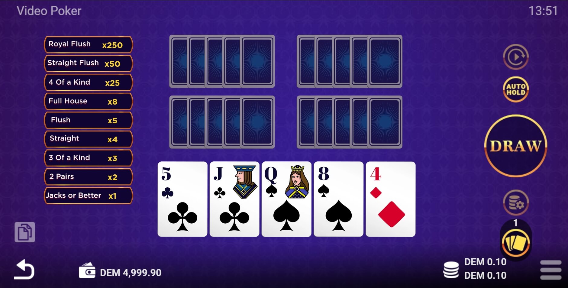 Video Poker EVOPLAY SLOTXO โปรฝากครั้งแรก