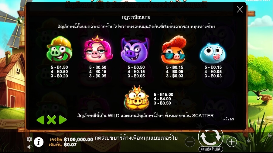 7 Piggies Pragmatic Play Slotxo True Wallet ไม่มีขั้นต่ำ