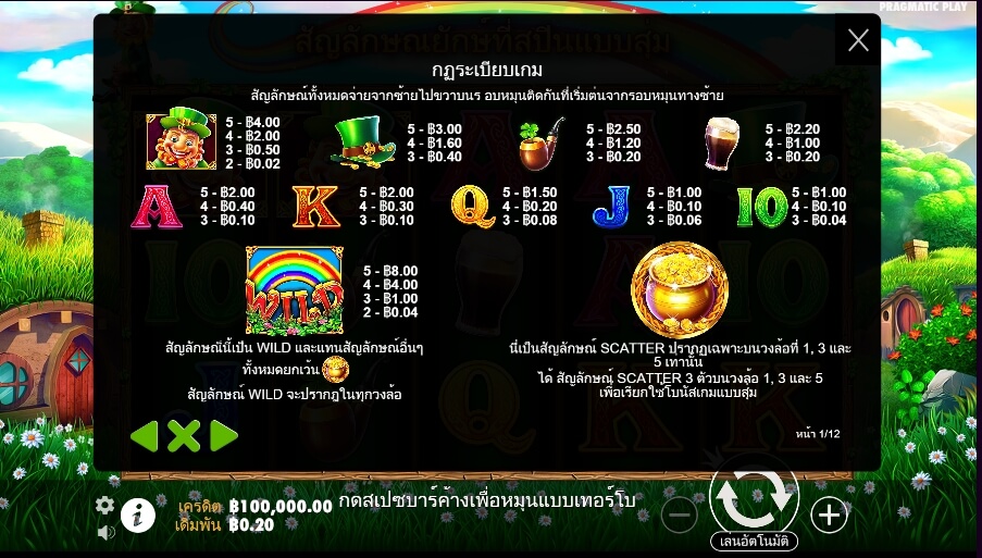 Leprechaun Song Pragmatic Play Slotxo True Wallet ไม่มีขั้นต่ำ