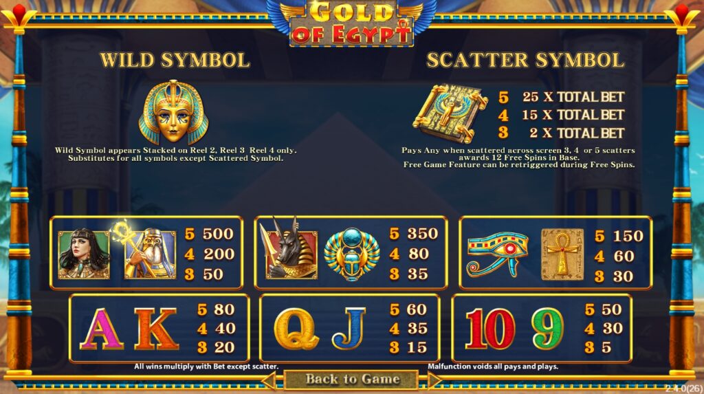 Gold Of Egypt simpleplay xoslot247 ฝาก ถอน