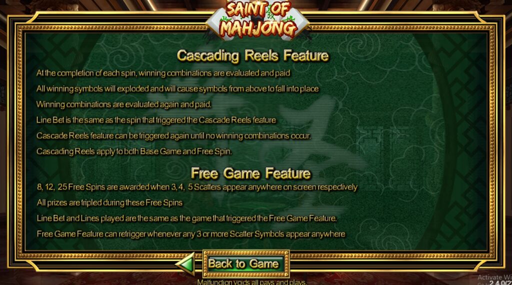 Saint of Mahjong simpleplay xoslot247 ฟรีเครดิต