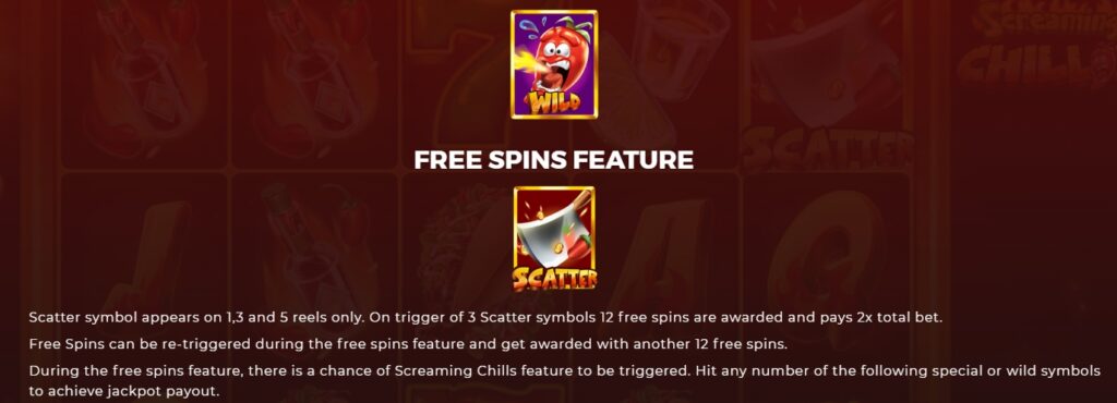 Screaming Chillis dragongaming xoslot247 ทดลองเล่น