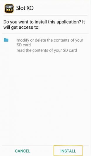 Slotxo download ขั้นตอนที่ 4. วิธีติดตั้ง SLOTXO บน Android