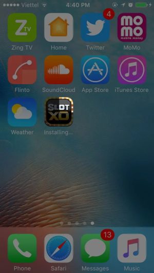 Slotxo mobile ขั้นตอนที่ 2 วิธีติดตั้ง SLOTXO บน iOS